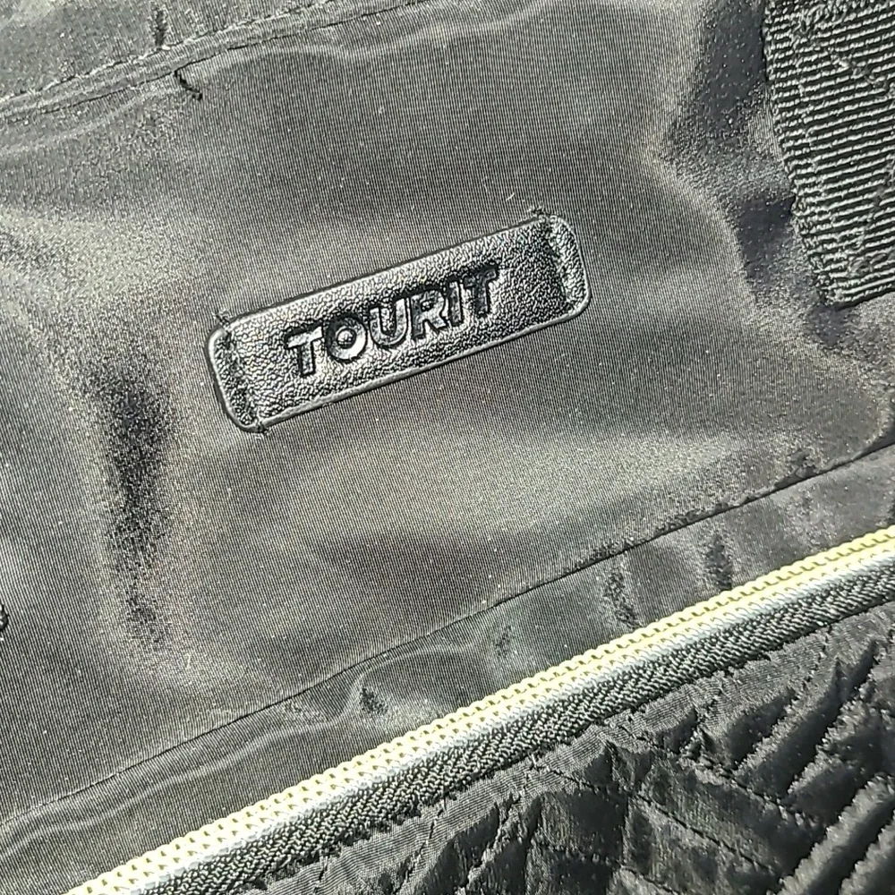 Tourit Black Quilted Lunch Bag
